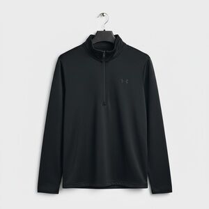 Under Armour Black Quarter Zip Pullover Men’s M Performance Athletic Top